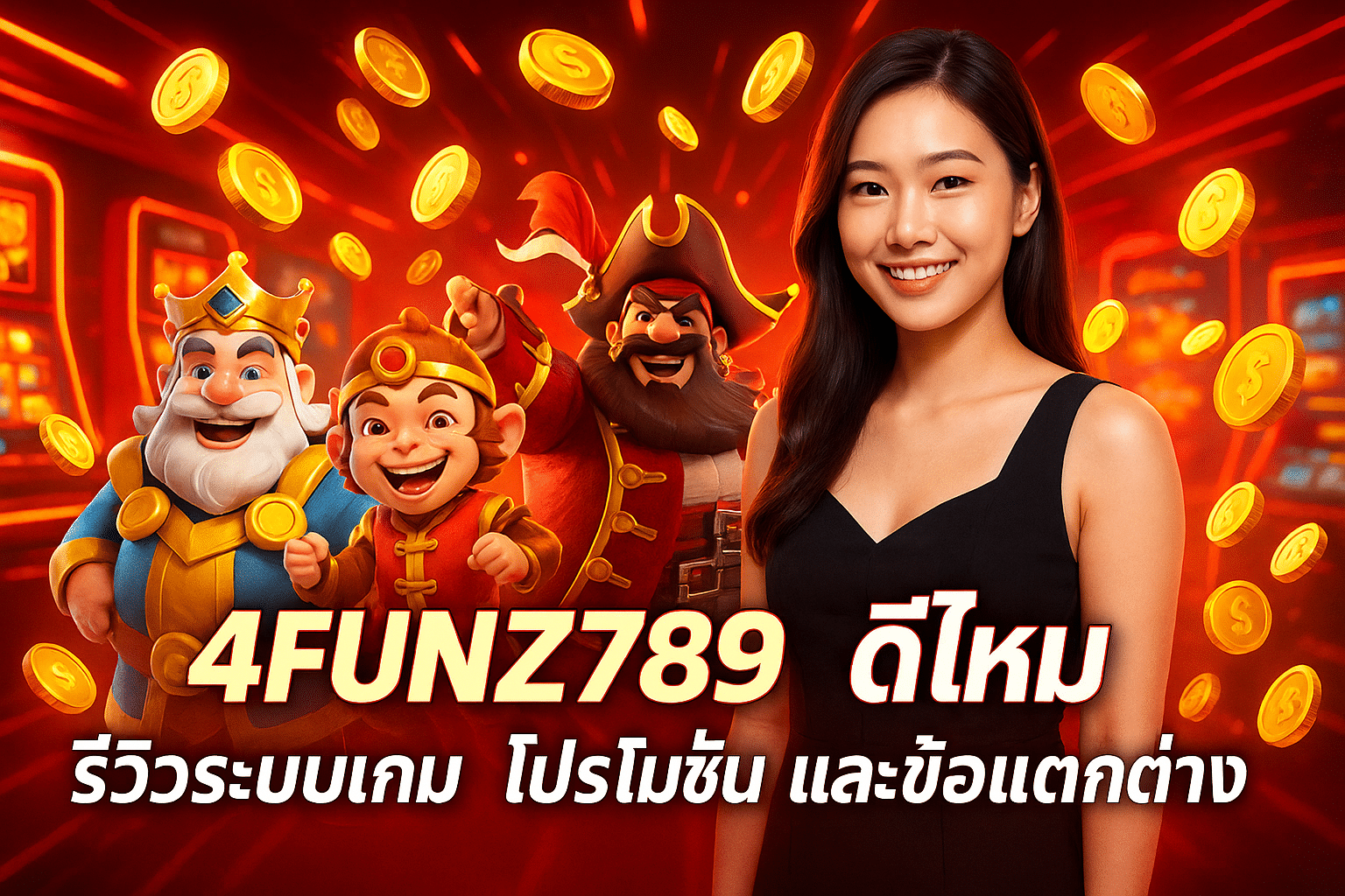 4FUNZ789 ดีไหม รีวิวระบบเกม โปรโมชั่น และข้อแตกต่าง