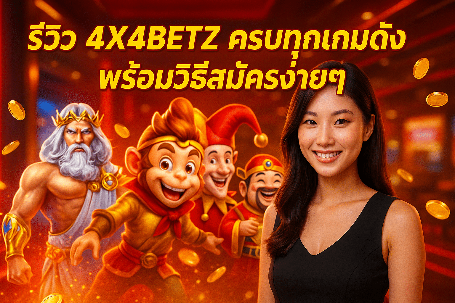 รีวิว 4X4BETZ ครบทุกเกมดัง พร้อมวิธีสมัครง่ายๆ