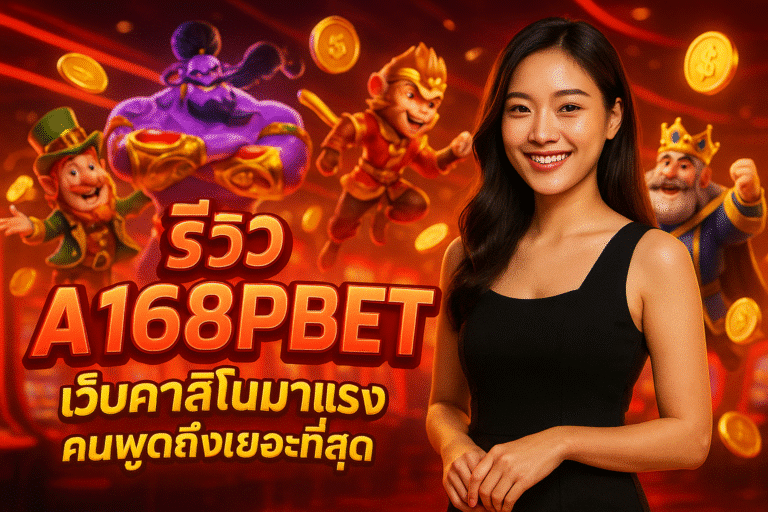 รีวิว A168PBET เว็บคาสิโนมาแรง คนพูดถึงเยอะที่สุด