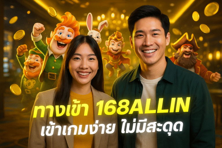 ทางเข้า 168ALLIN เข้าเกมง่าย ไม่มีสะดุด