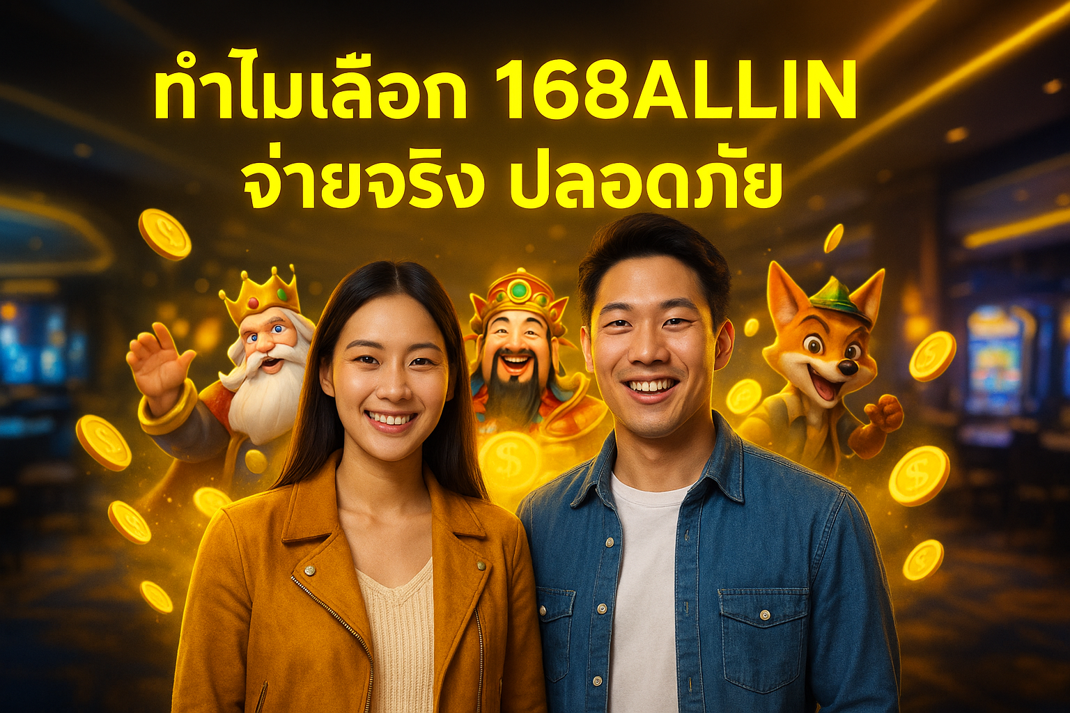 ทำไมเลือก 168ALLIN จ่ายจริง ปลอดภัย